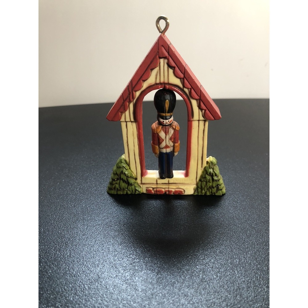 1976 Hallmark Twirl About Soldier Tree Trimmer Ornament Vintage W/Box